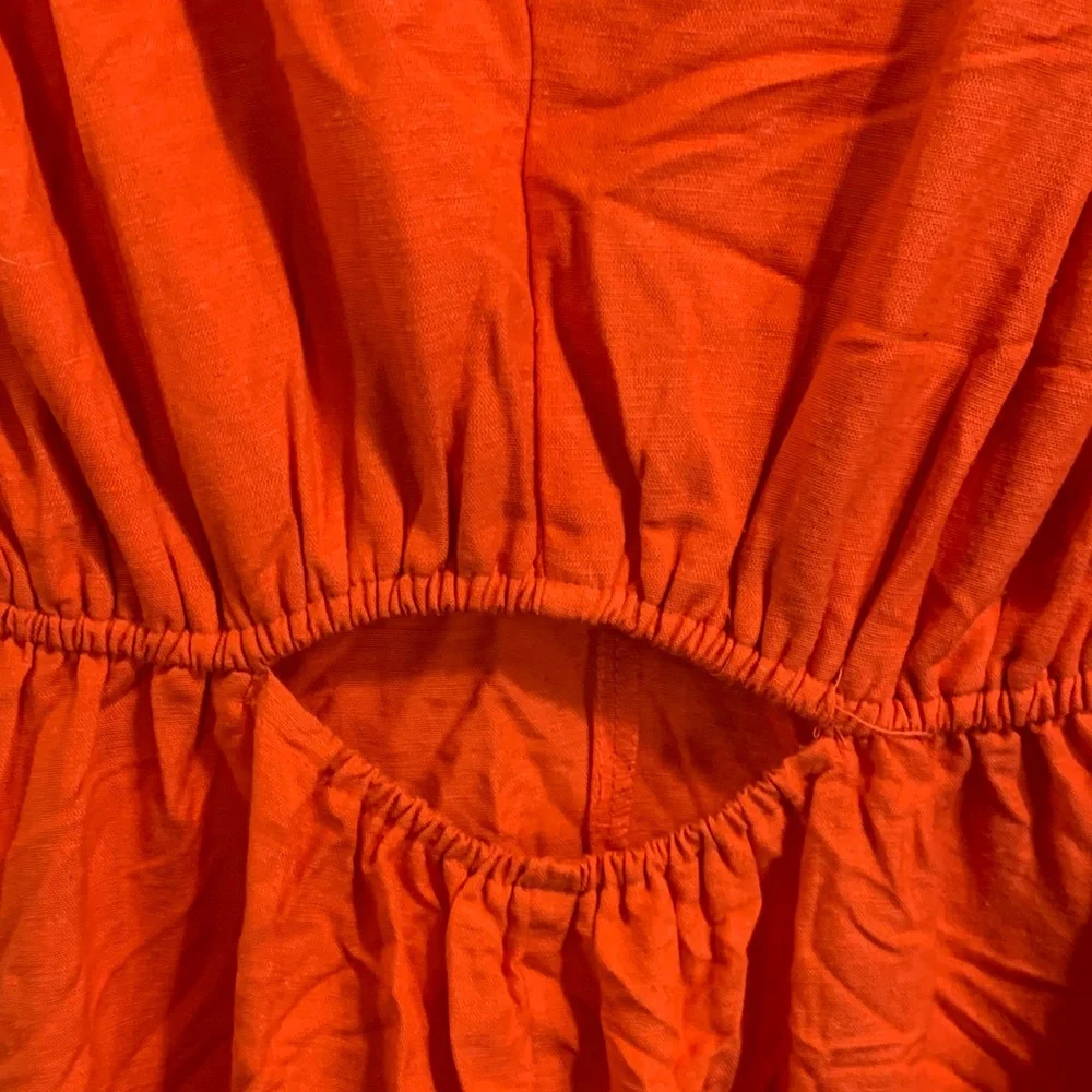 Sincerely Jules Vibrant Orange‎ Midi Dress
